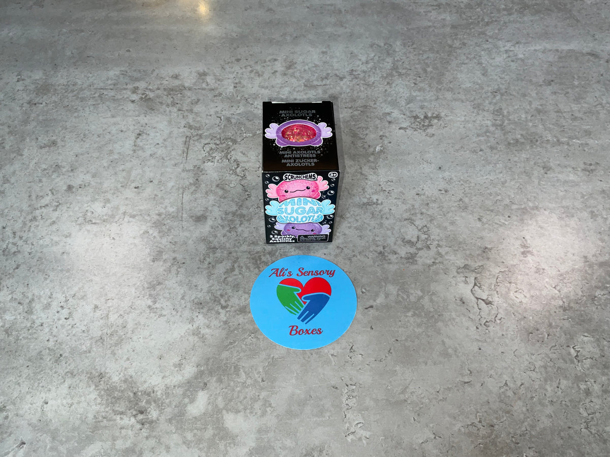 Mini Sugar Squishy Axolotls 3 Pack