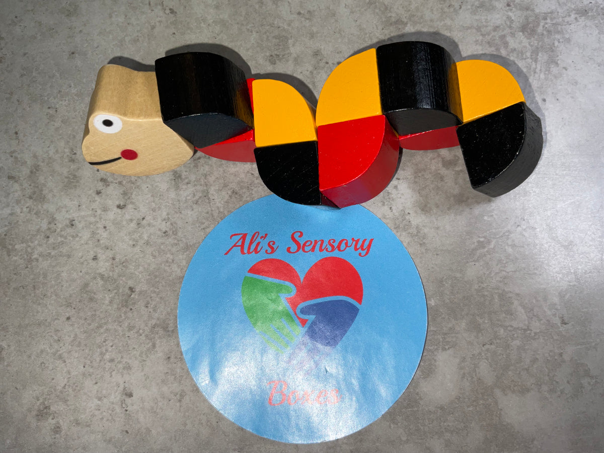 Wooden Twisty Fidget Snake