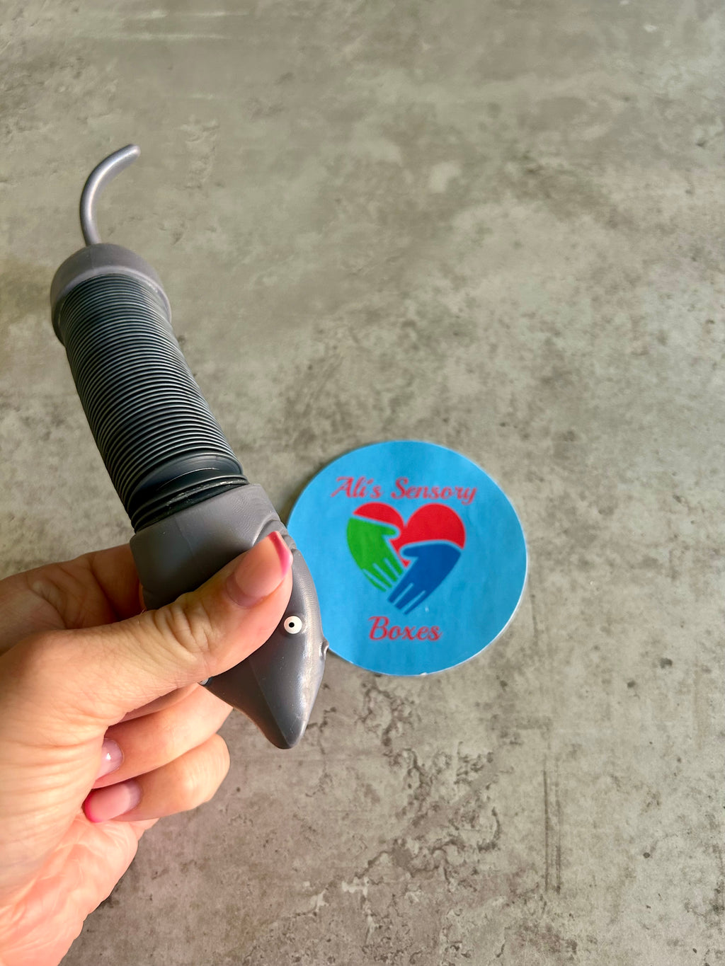 Squishy Shark Pop Tube