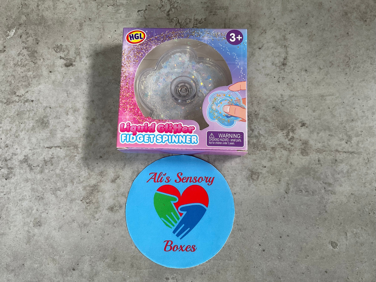 Liquid Glitter Fidget Spinner