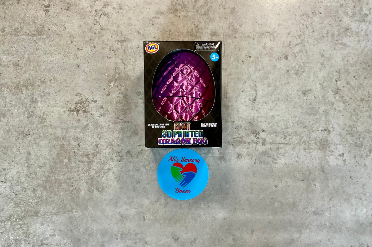 Giant 3D Printed Dragon and Egg