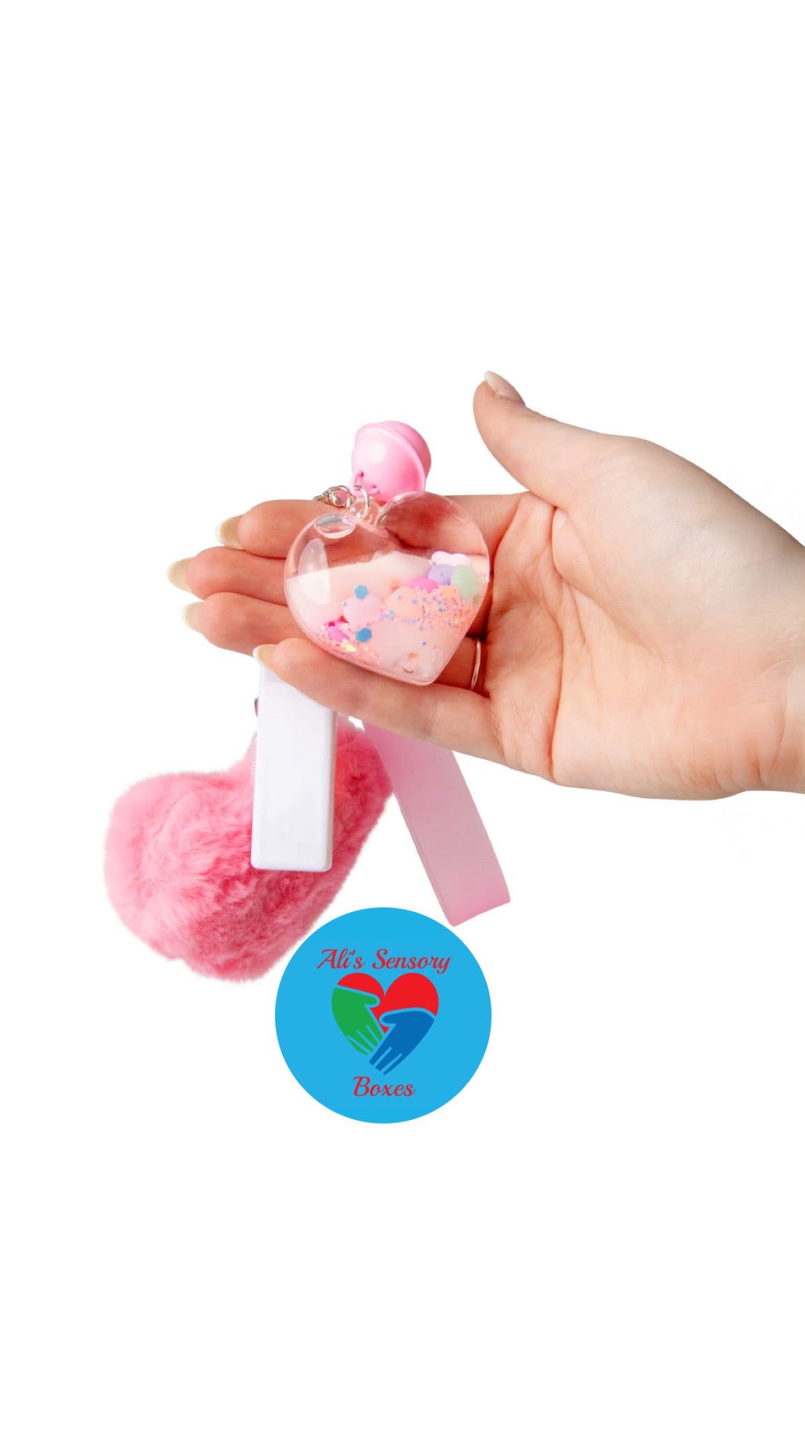 Fluffy Fidget Keychain