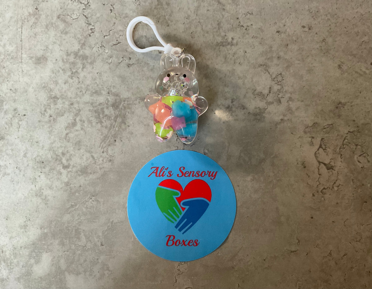 Glow in the dark Sensory Keychain