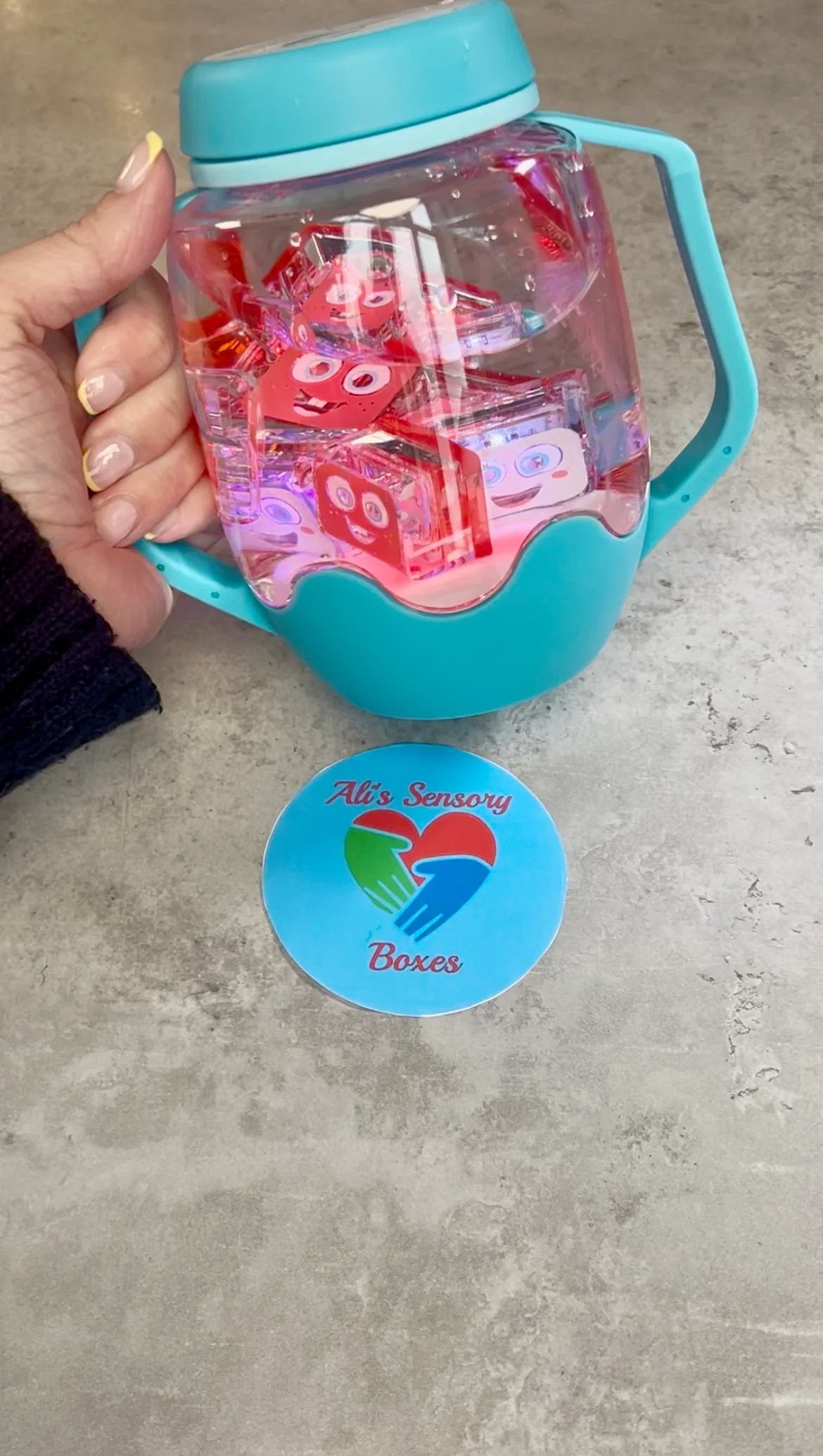 Sensory Water Jar