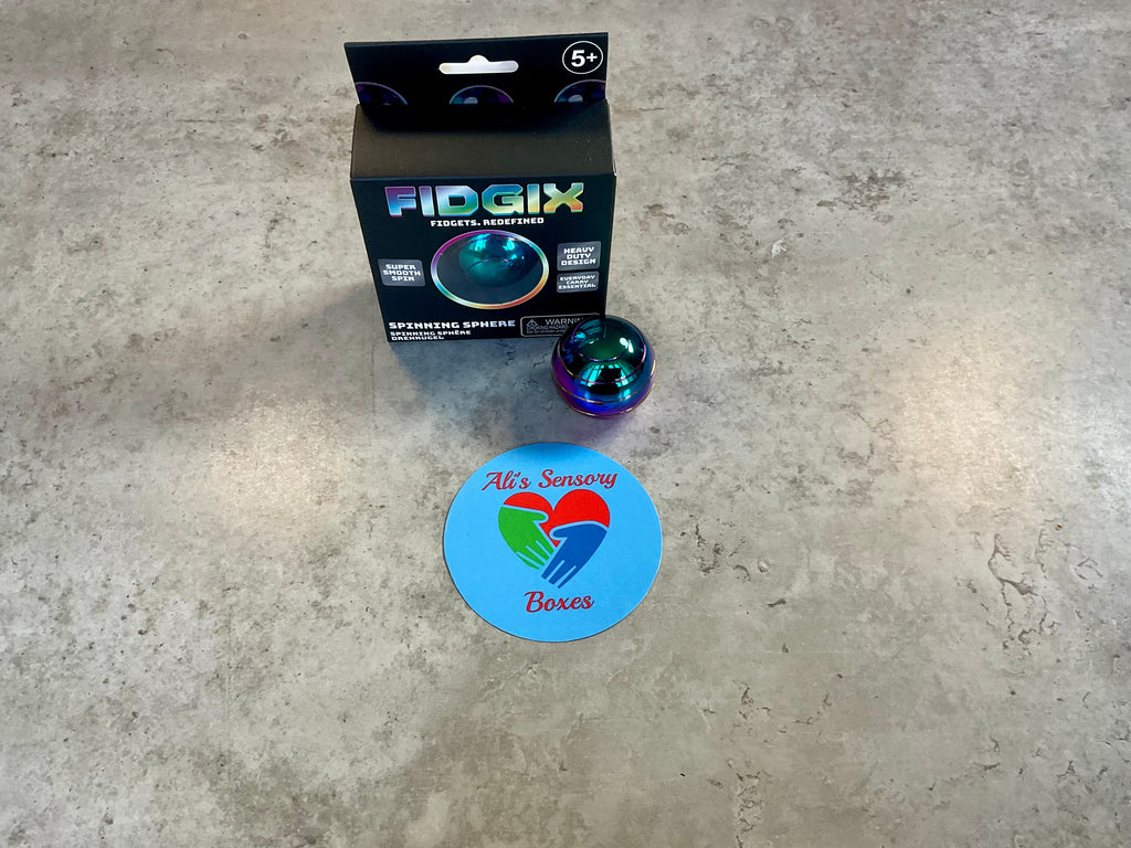 Fidgix Metallic Spinning Sphere