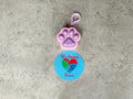 Paw Fidget Clicker Keychain