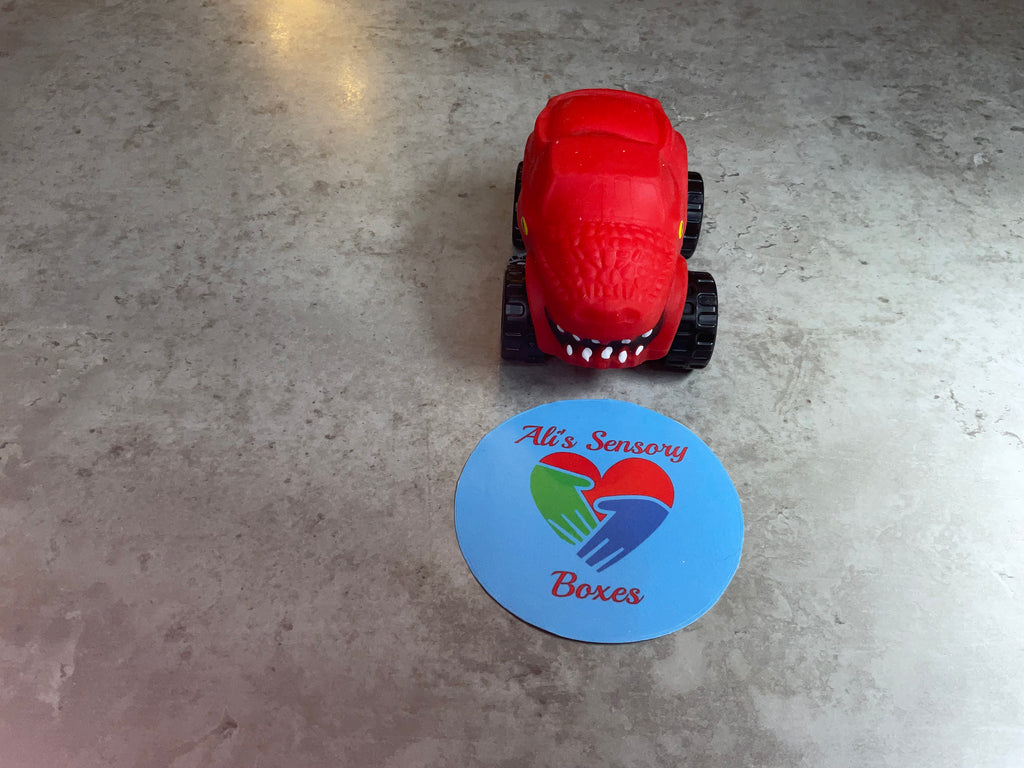Stretchy Dinosaur Car