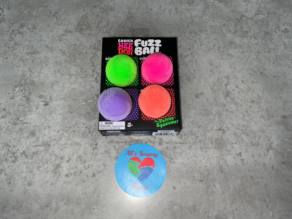 Teenie NeeDoh Fuzz Ball 4Pck