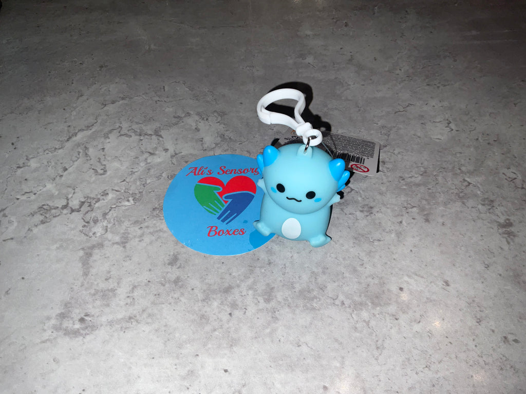 Flashing Axolotl on Keychain
