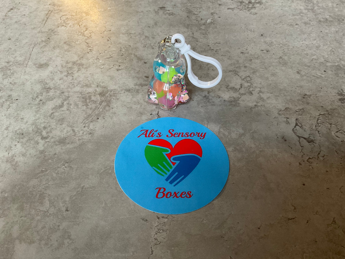 Glow in the dark Sensory Keychain