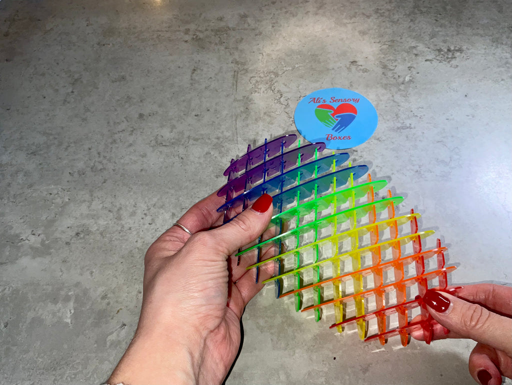 Rainbow Flexi Fidget Worm