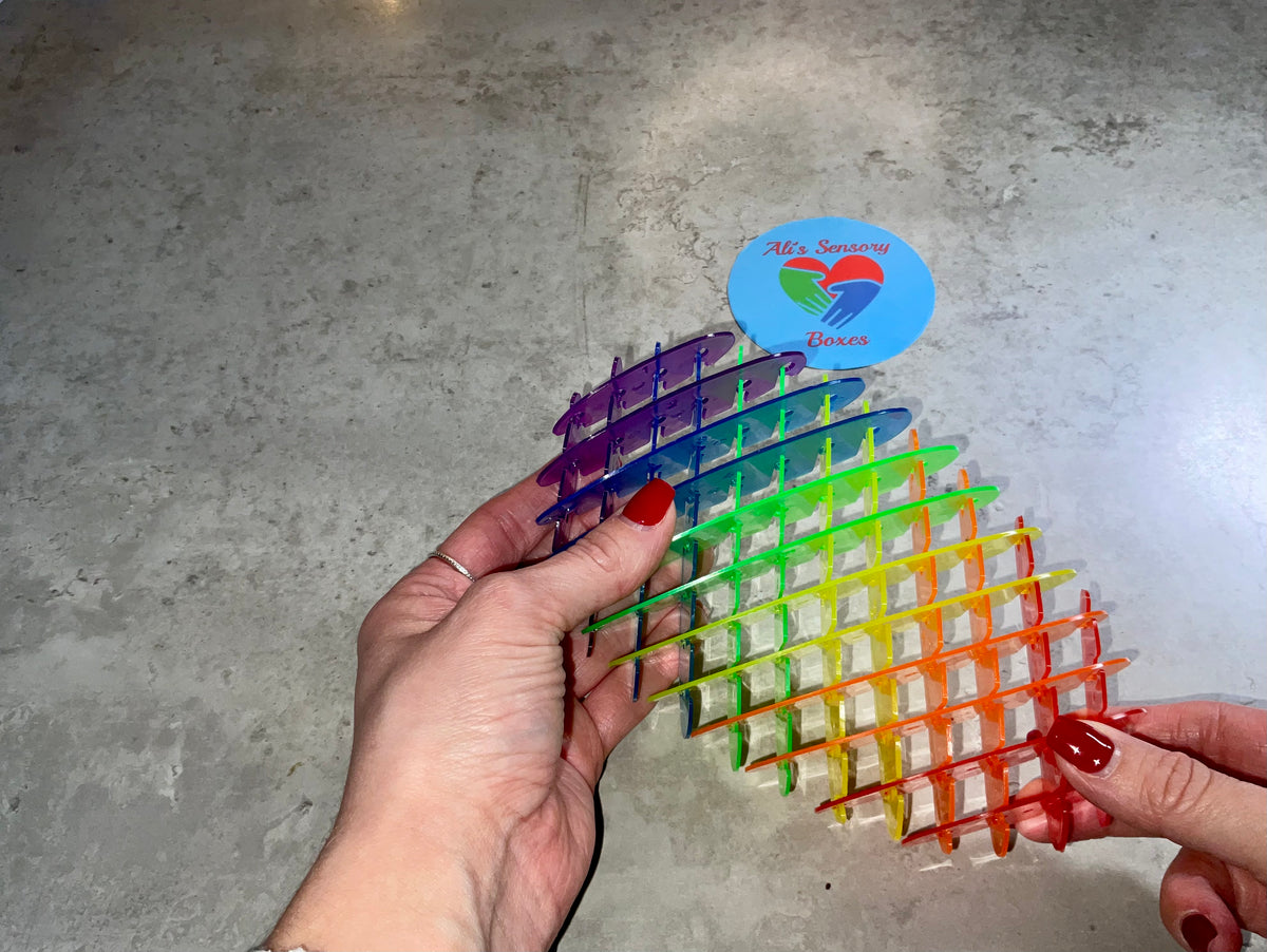 Rainbow Flexi Fidget Worm