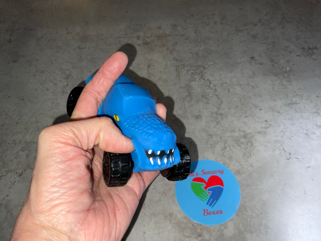 Stretchy Dinosaur Car