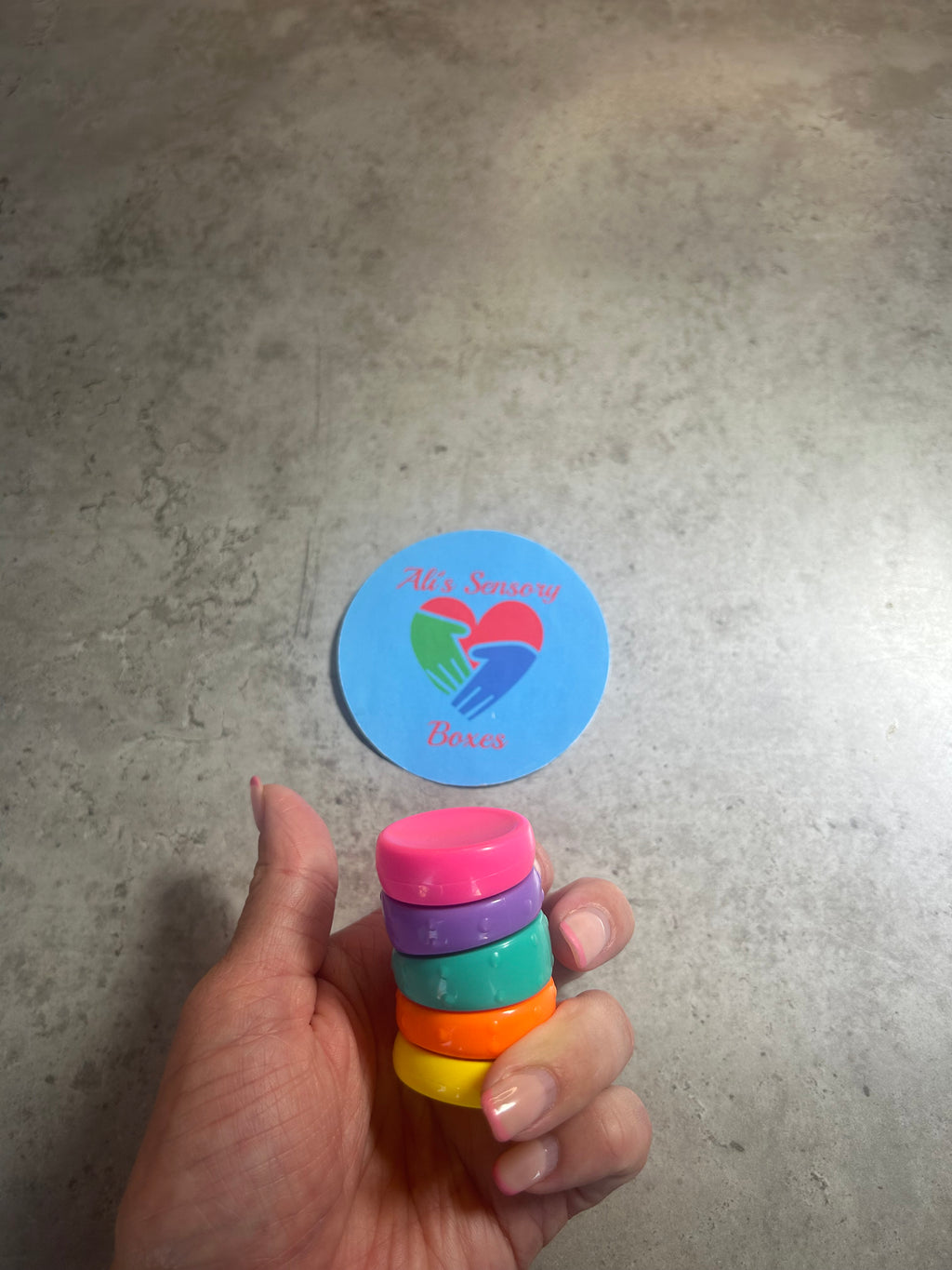 Spinning Rainbow Fidget