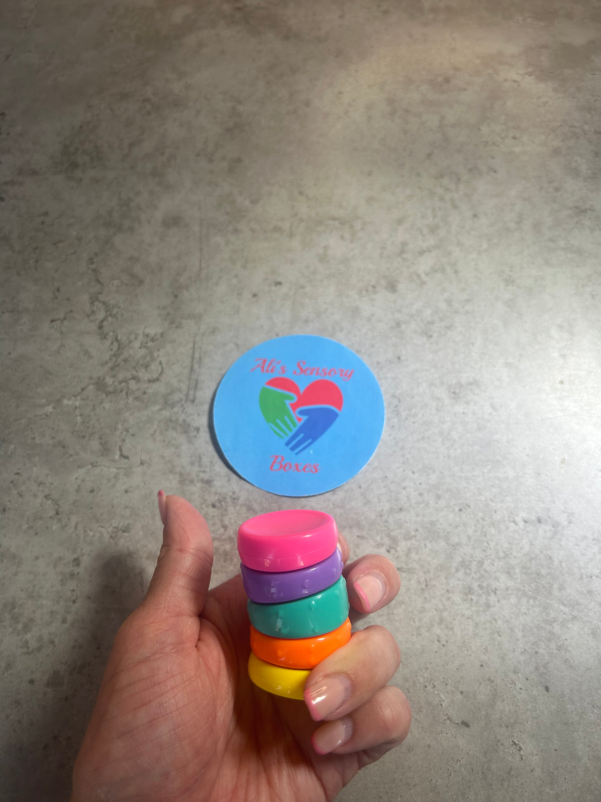 Spinning Rainbow Fidget