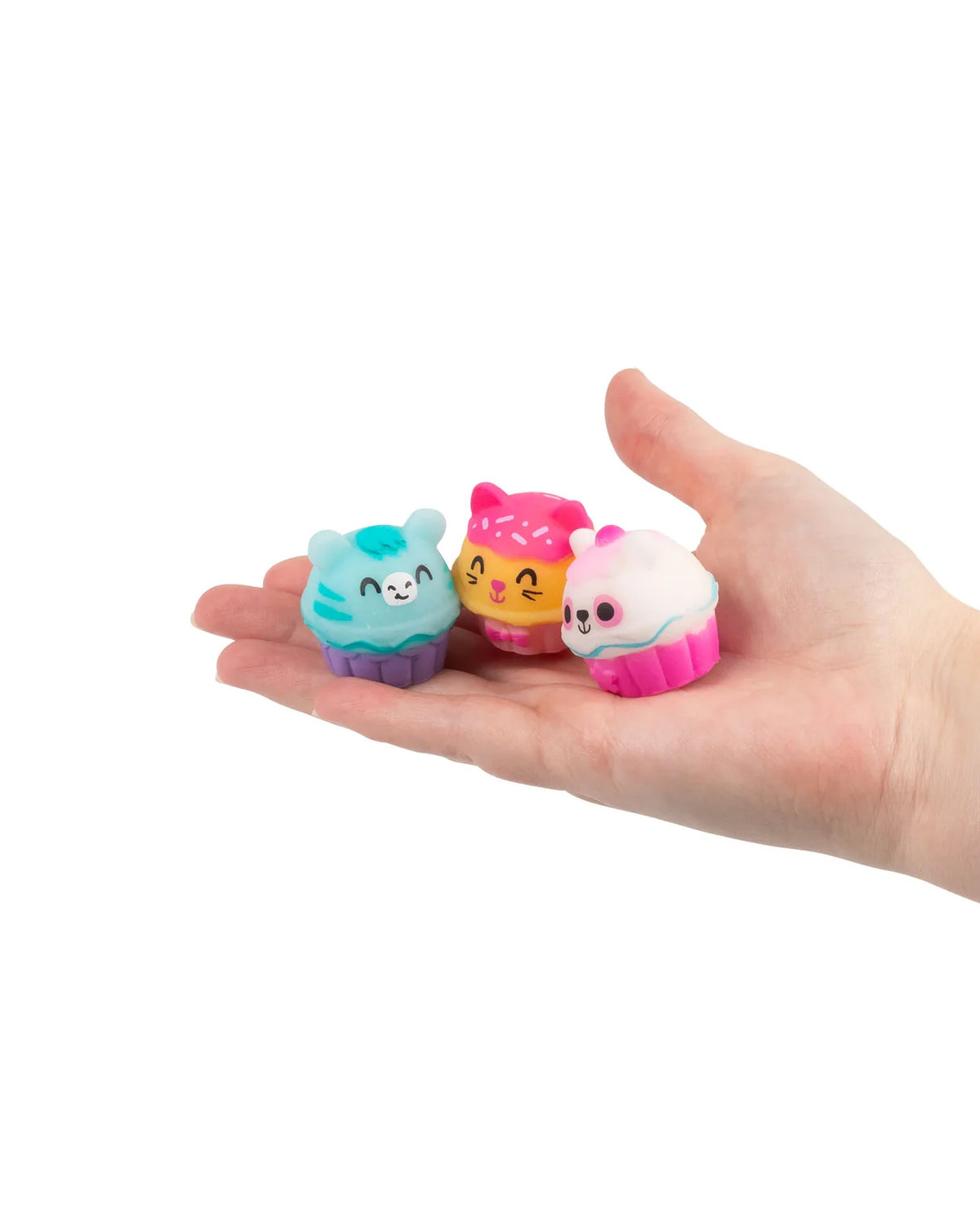 Scrunchems Squishy Buddies Cupcake Keyring