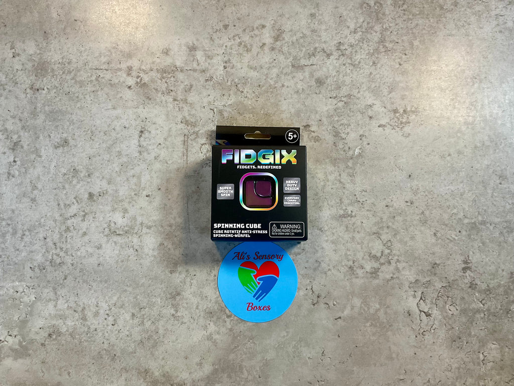 Fidgix Metallic Spinning Cube