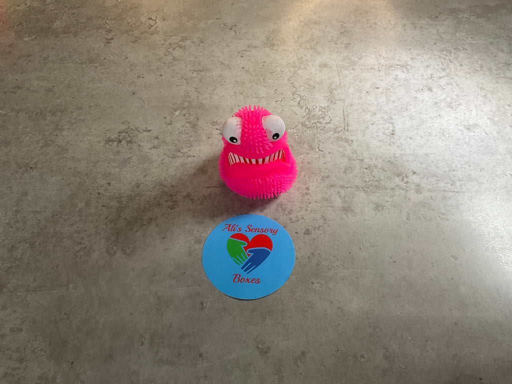Squishy Puffer Monster (Clay filled)