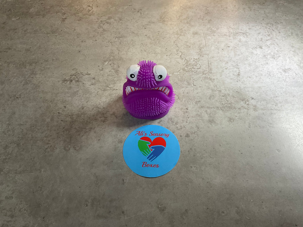 Squishy Puffer Monster (Clay filled)