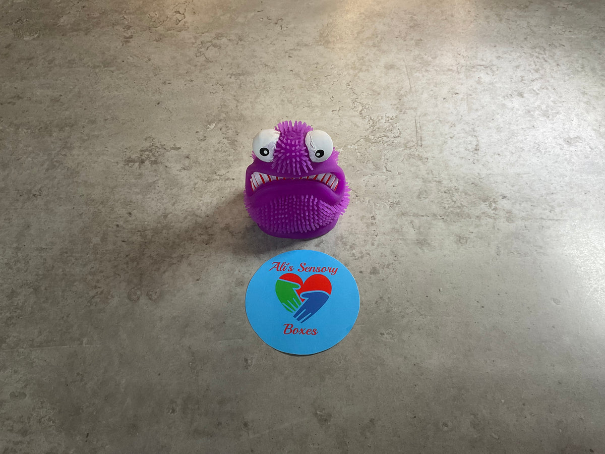 Squishy Puffer Monster (Clay filled)
