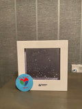 Glitter Filled Square Light