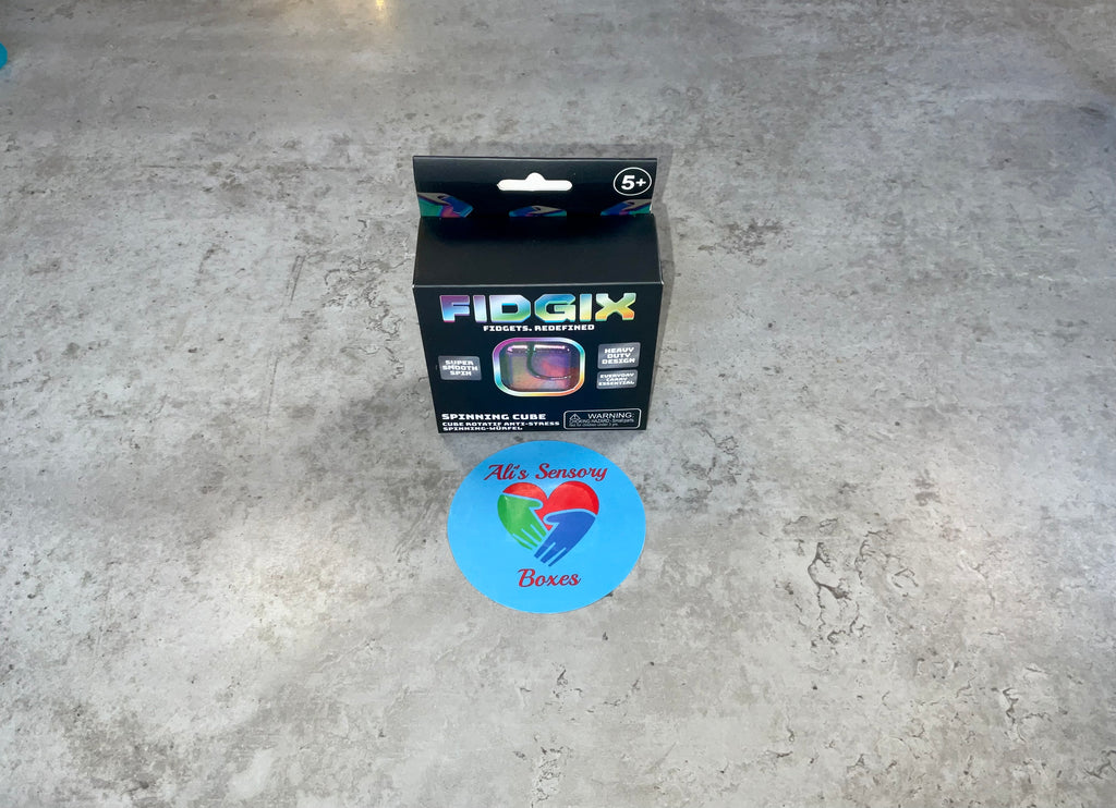 Fidgix Metallic Spinning Cube