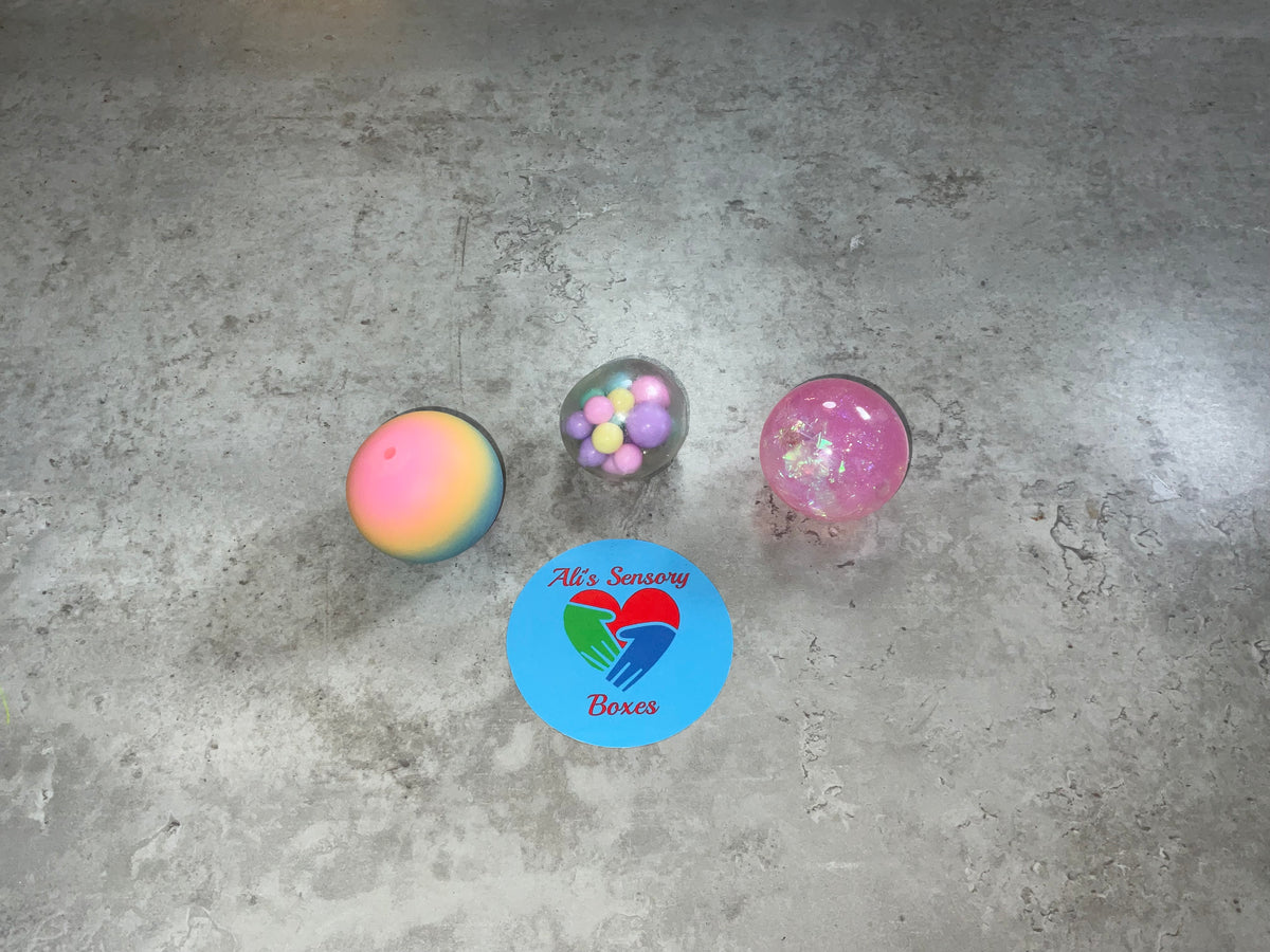 Unicorn Squish Balls 3 Pack