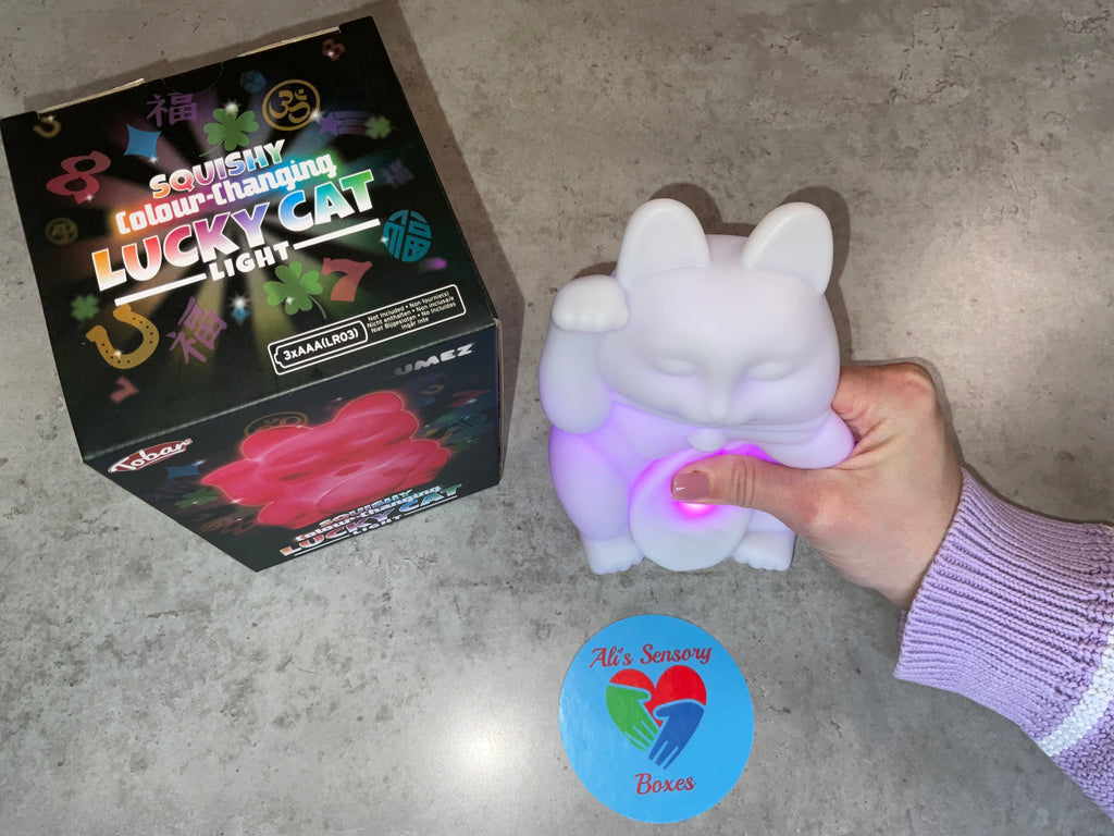 Squishy Colour Changing Cat Light