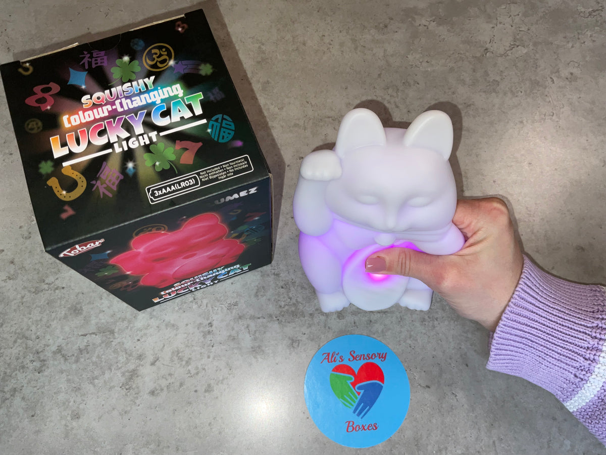 Squishy Colour Changing Cat Light