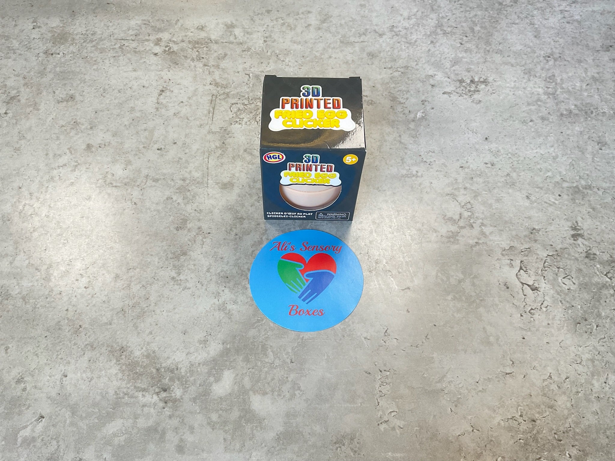3D Printed Fried Egg Clicker