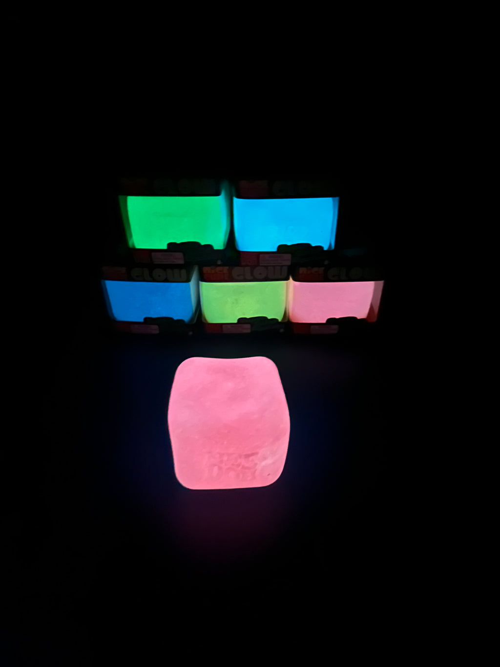 NeeDoh Nice Cube Glow In The Dark