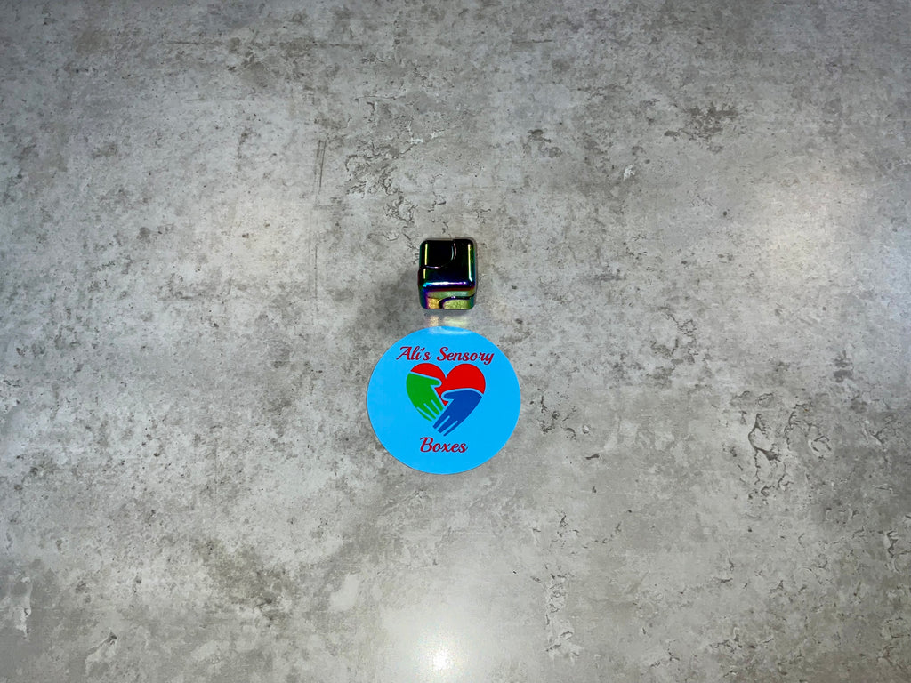 Fidgix Metallic Spinning Cube