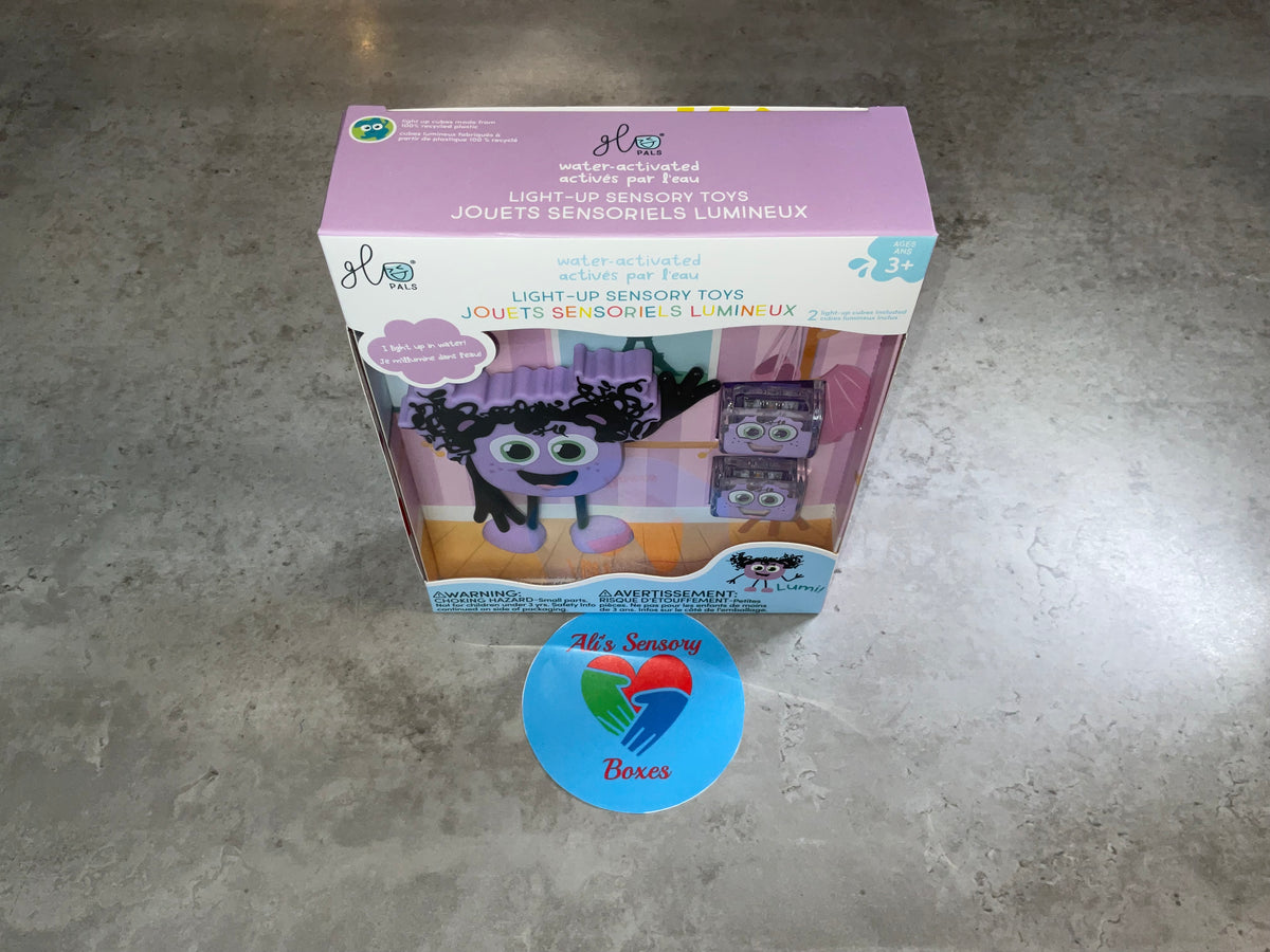 Glo Pals Light Up Sensory Character and Cubes