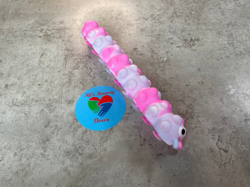 3D Suction Pop It Light Up Caterpillar