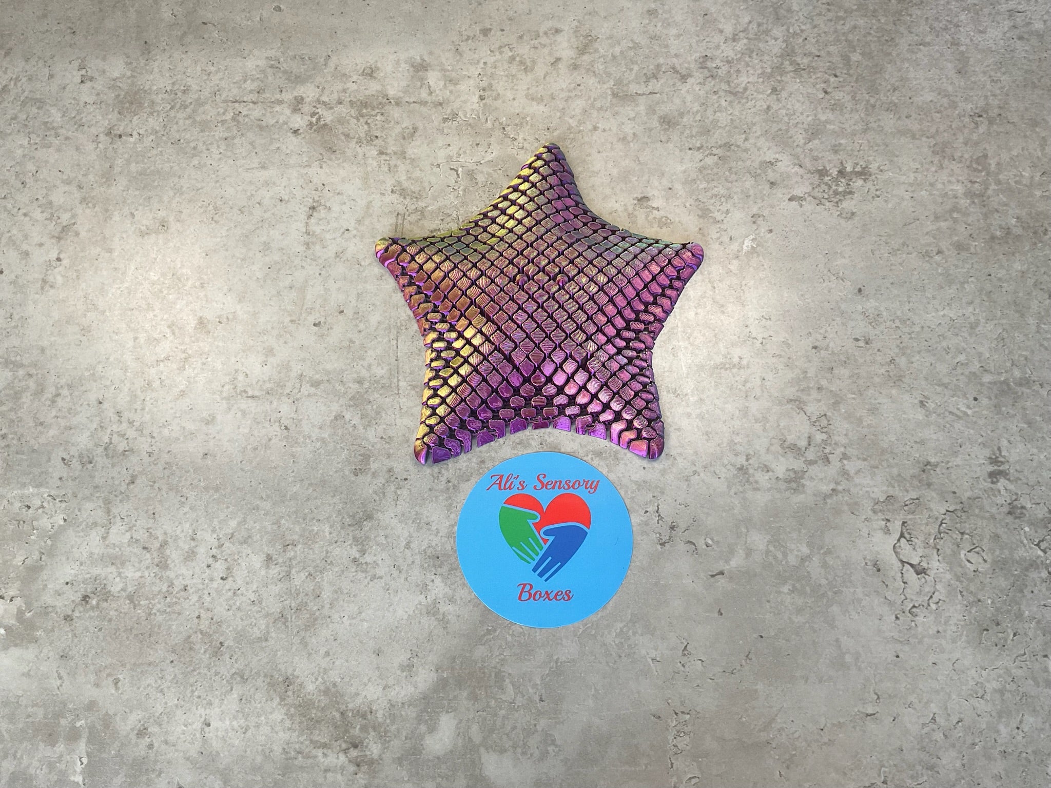 3D Printed Starfish Fidget