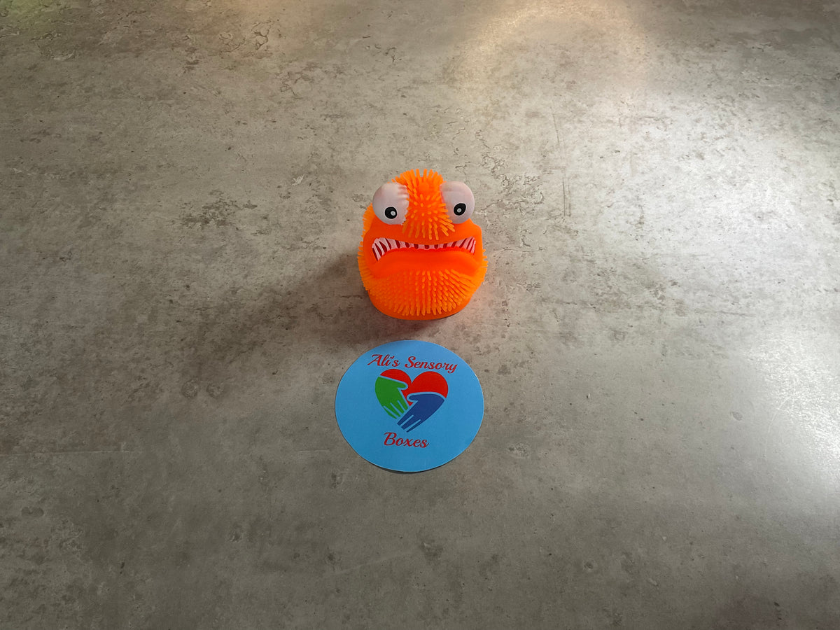 Squishy Puffer Monster (Clay filled)