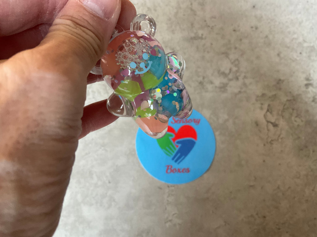 Glow in the dark Sensory Keychain