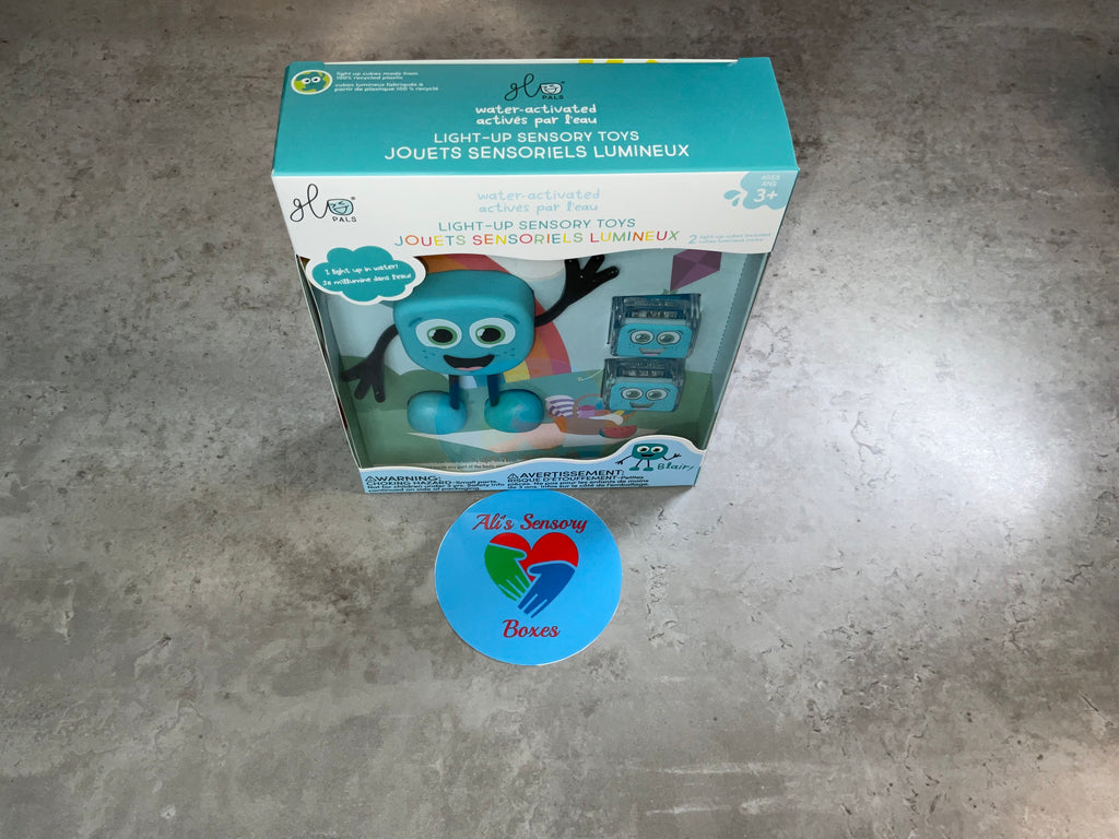 Glo Pals Light Up Sensory Character and Cubes