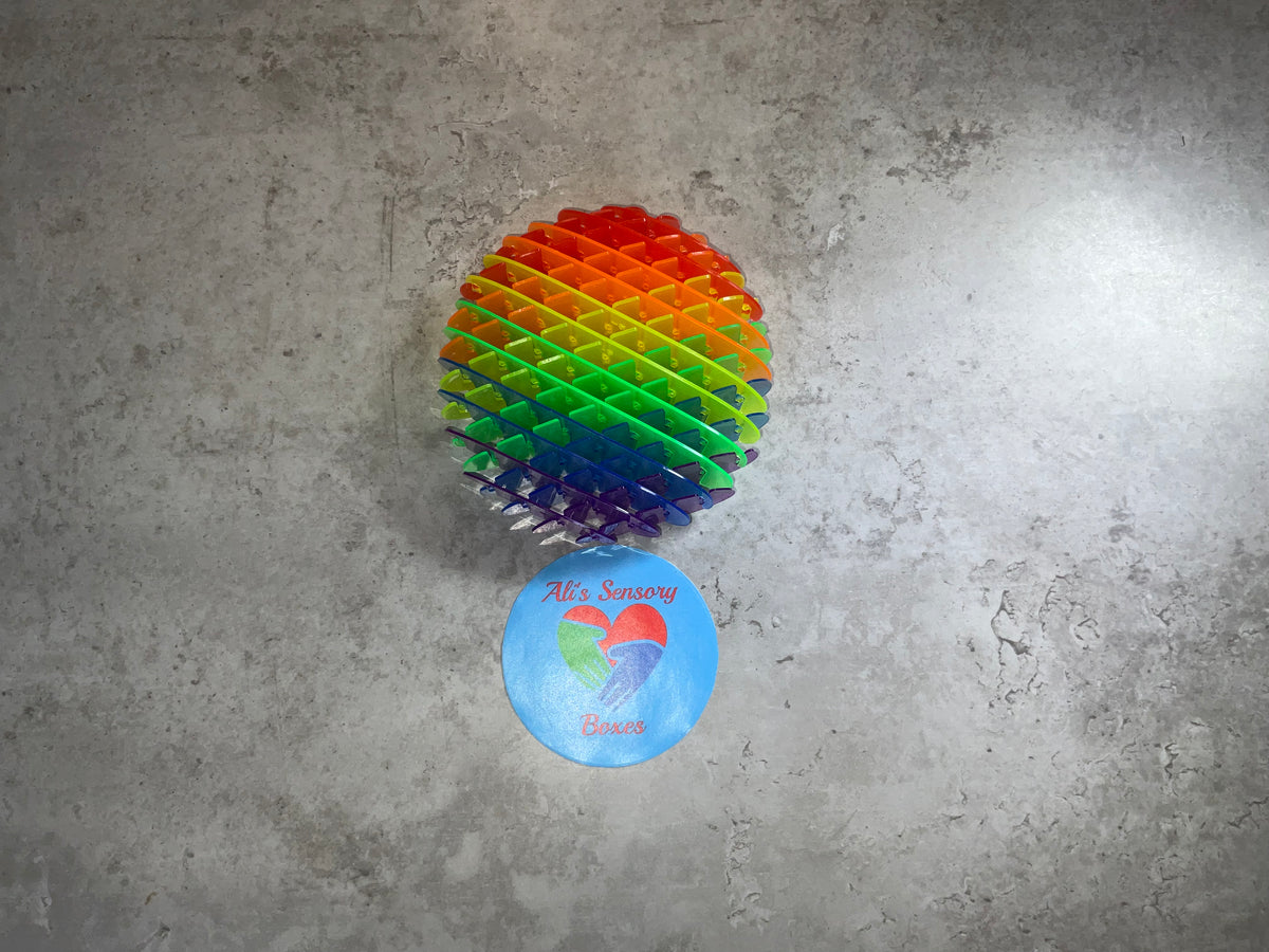 Rainbow Flexi Fidget Worm