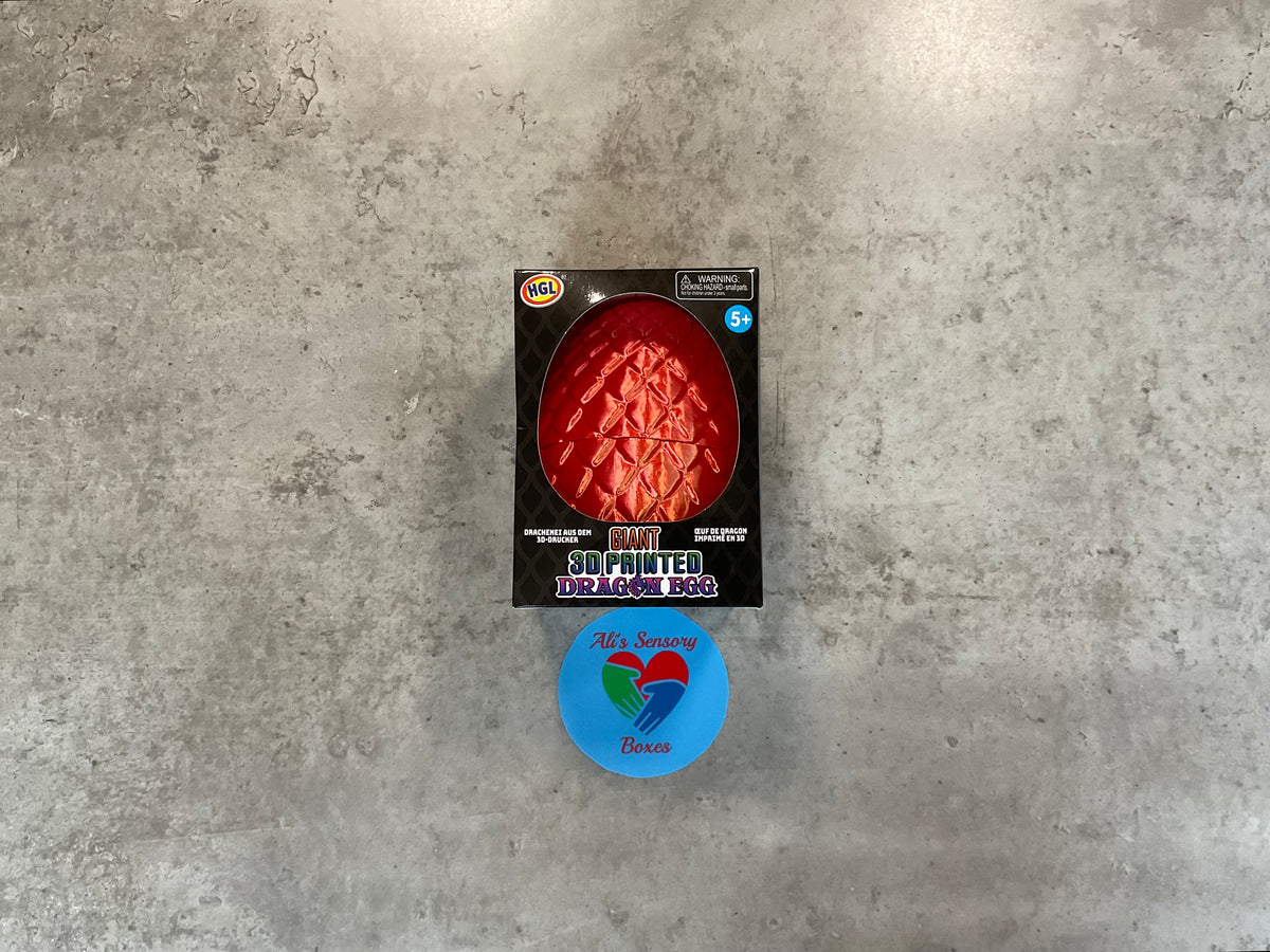 Giant 3D Printed Dragon and Egg