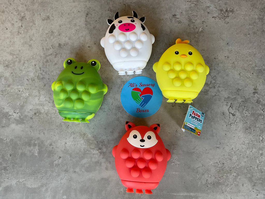 Pop It Suction 3D Animal Toy