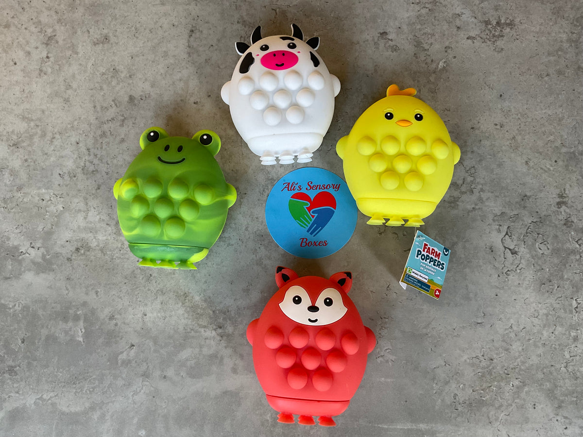 Pop It Suction 3D Animal Toy