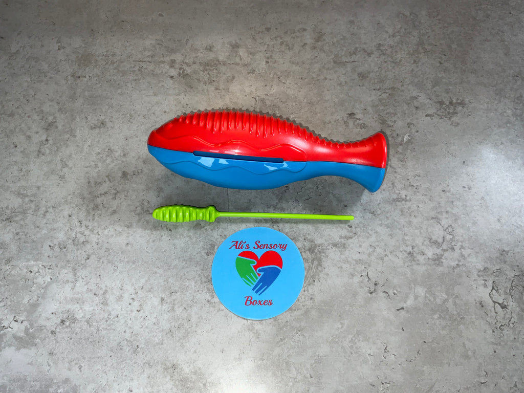 Fish Guiro Musical Instrument