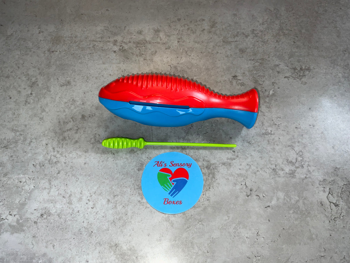 Fish Guiro Musical Instrument