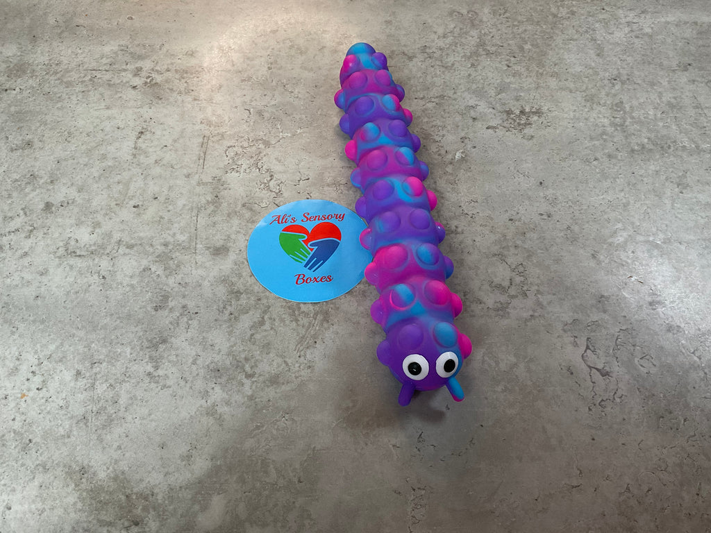 3D Suction Pop It Light Up Caterpillar