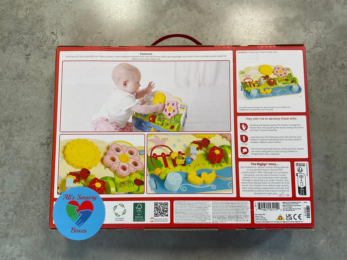Baby and Toddler Sensory Activity Board