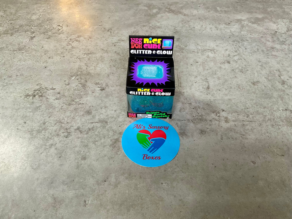 NeeDoh Nice Cube Glitter & Glow