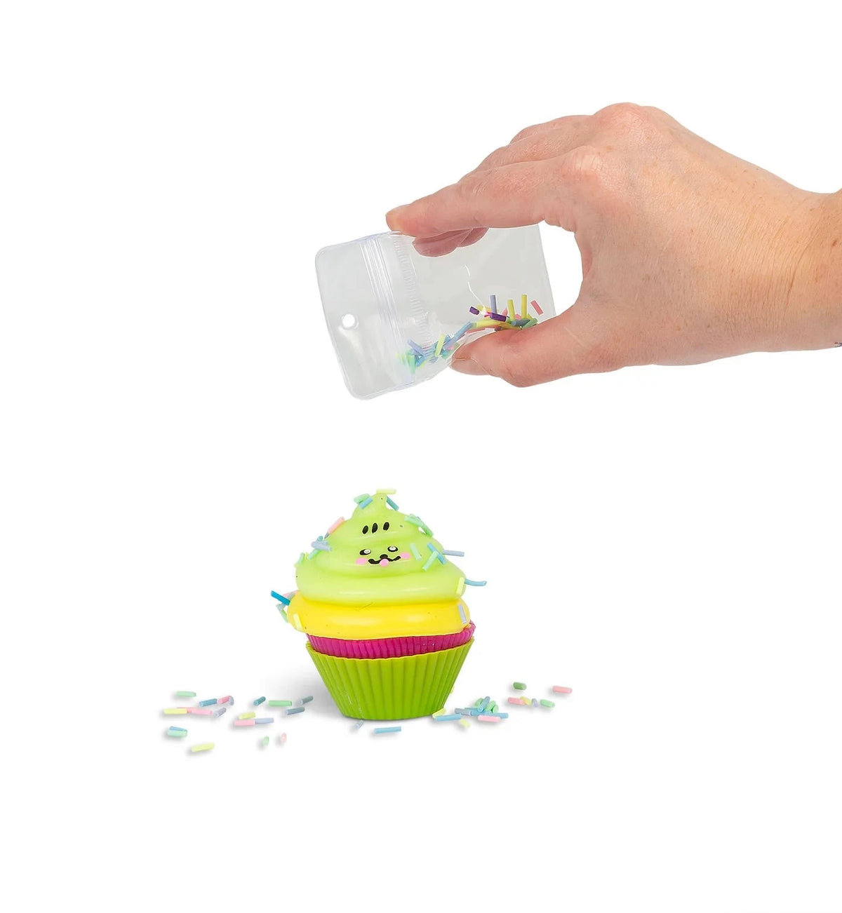 Scrunchems Sweet Treats Sticky Squishy Cupcake