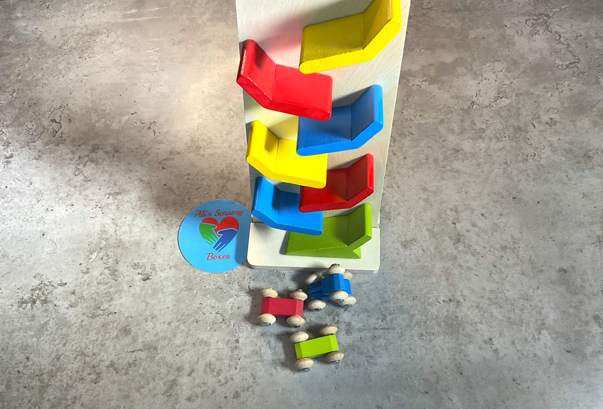 Wooden Cars Click Clack Track
