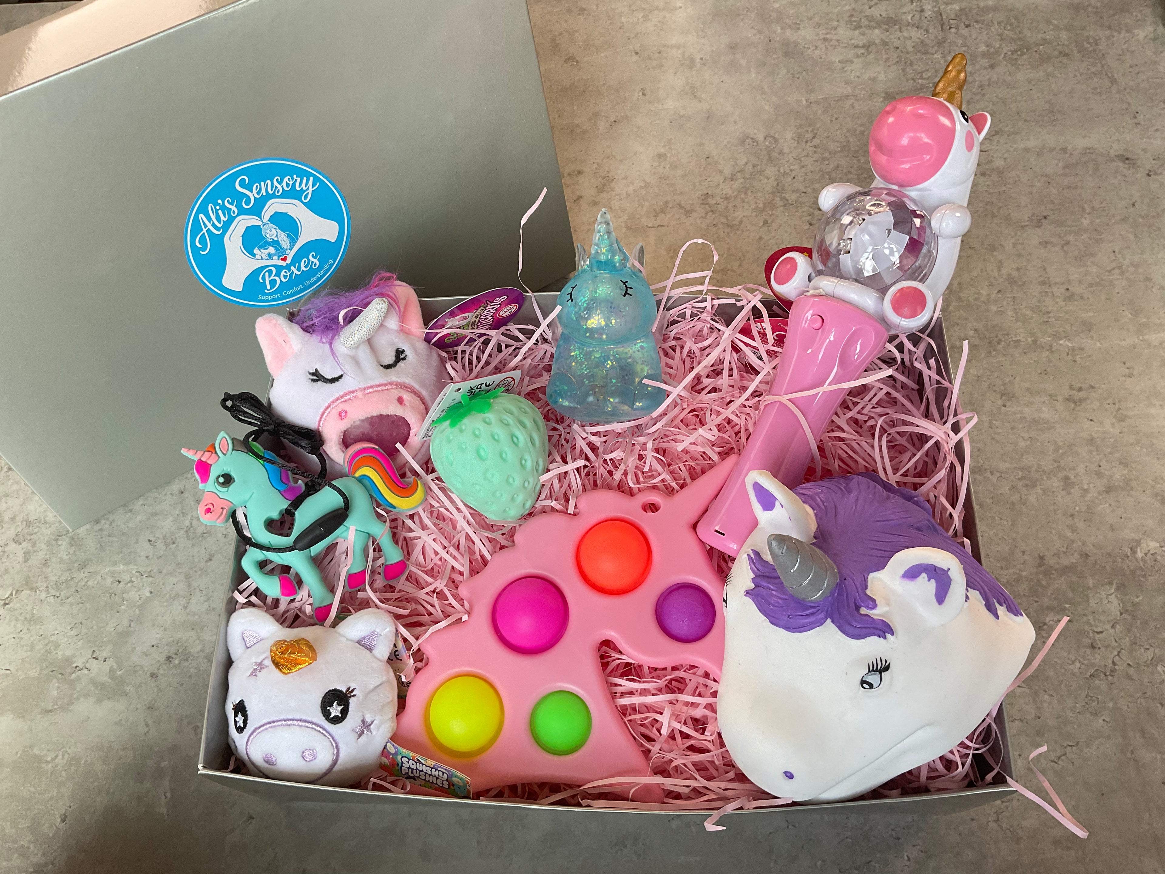 Unicorn Themed Large Sensory Box